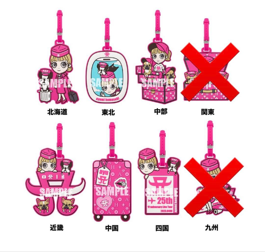 ［新品］浜崎あゆみ ラゲッジタグ 6個セット