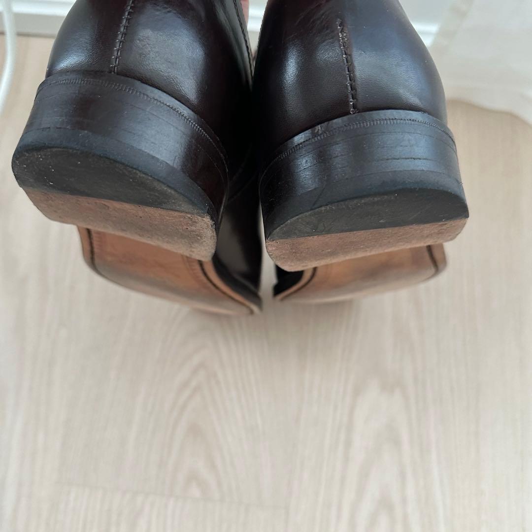 SANDER ダークブラウン ドレスシューズ 革靴 9.5