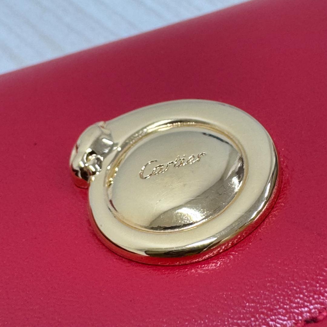 【未使用】 Cartier ケース パンテール レッド カルティエ