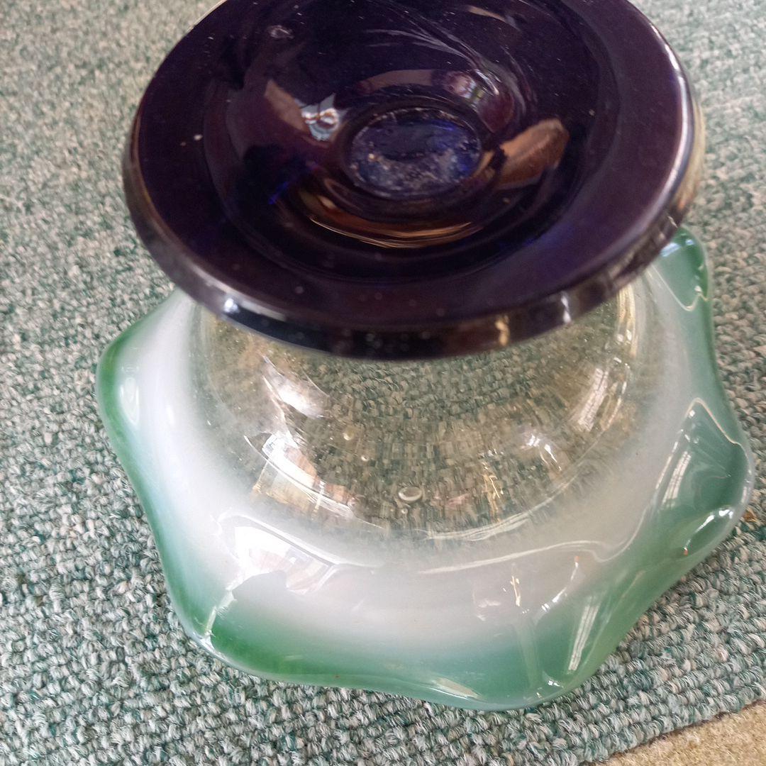 アンティーク　ガラス　かき氷皿　置物　飾り