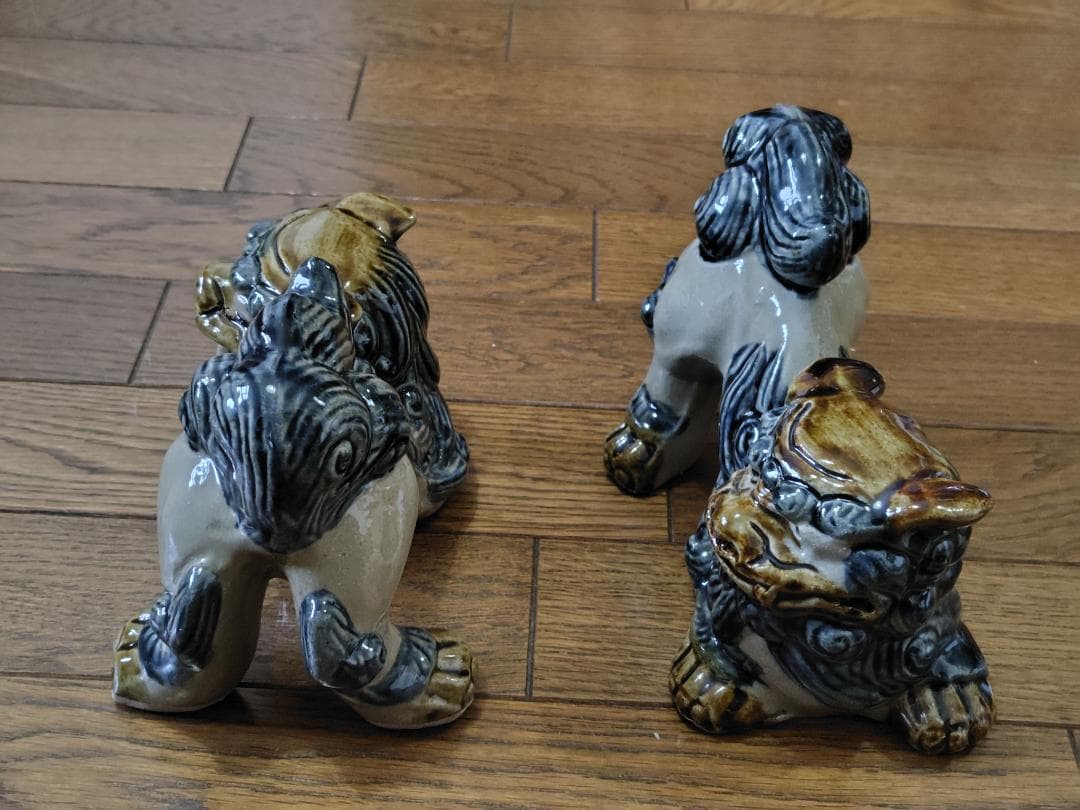 浅蔵五十吉　九谷焼　 獅子　2体
