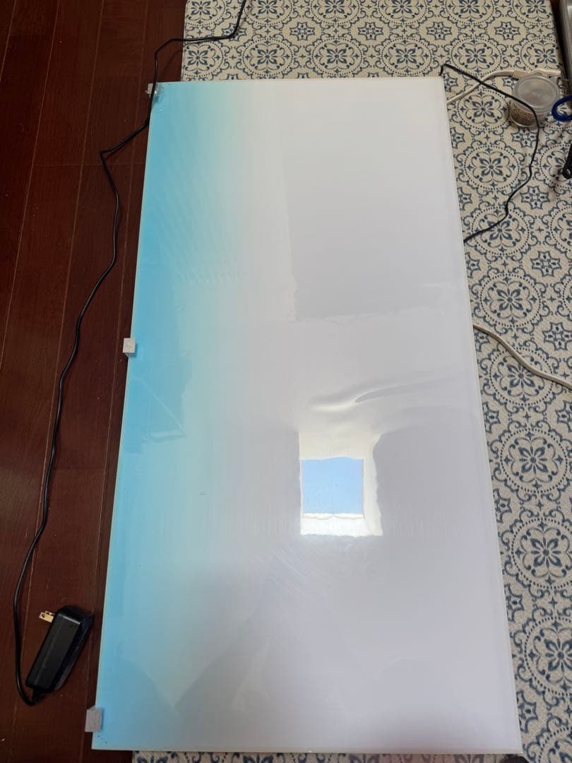 コトブキ90cmガラス水槽 上部LEDライト　バックスクリーンLEDライト付き