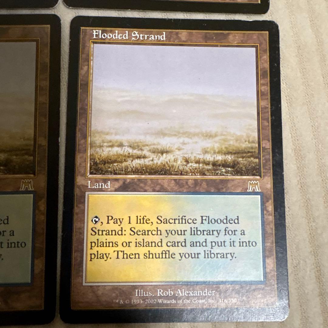 溢れかえる岸辺　英語版4枚セット