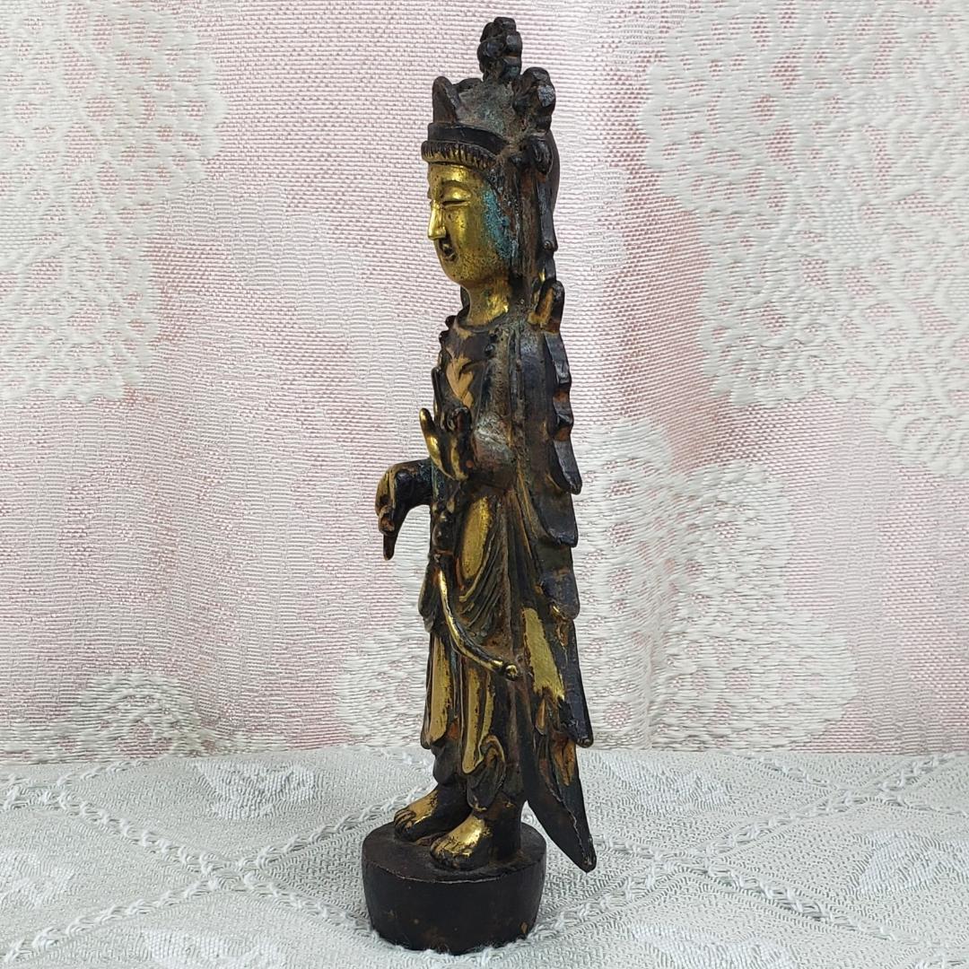 ◆『百済仏 金銅菩薩立像 渡来仏』仏像◆検）新羅仏 天平仏 飛鳥仏 空海 親鸞