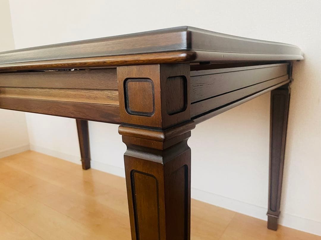 【美品】マルニ木工 地中海ロイヤルシリーズ 伸長式 ダイニングテーブル　送料込