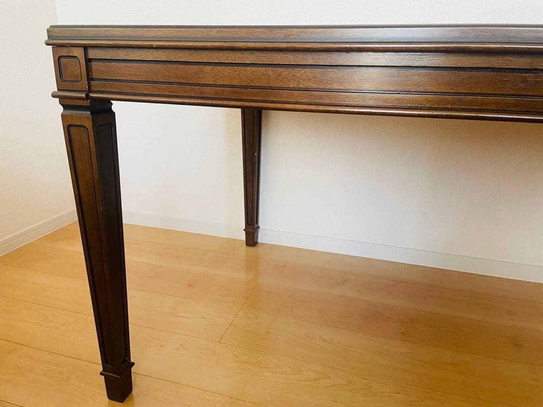 【美品】マルニ木工 地中海ロイヤルシリーズ 伸長式 ダイニングテーブル　送料込