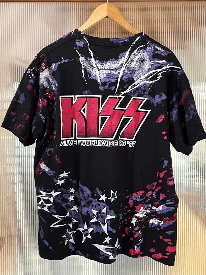 ミュージシャン KISS ALIVE WORLDWIDE TOUR TEE 1996-1997