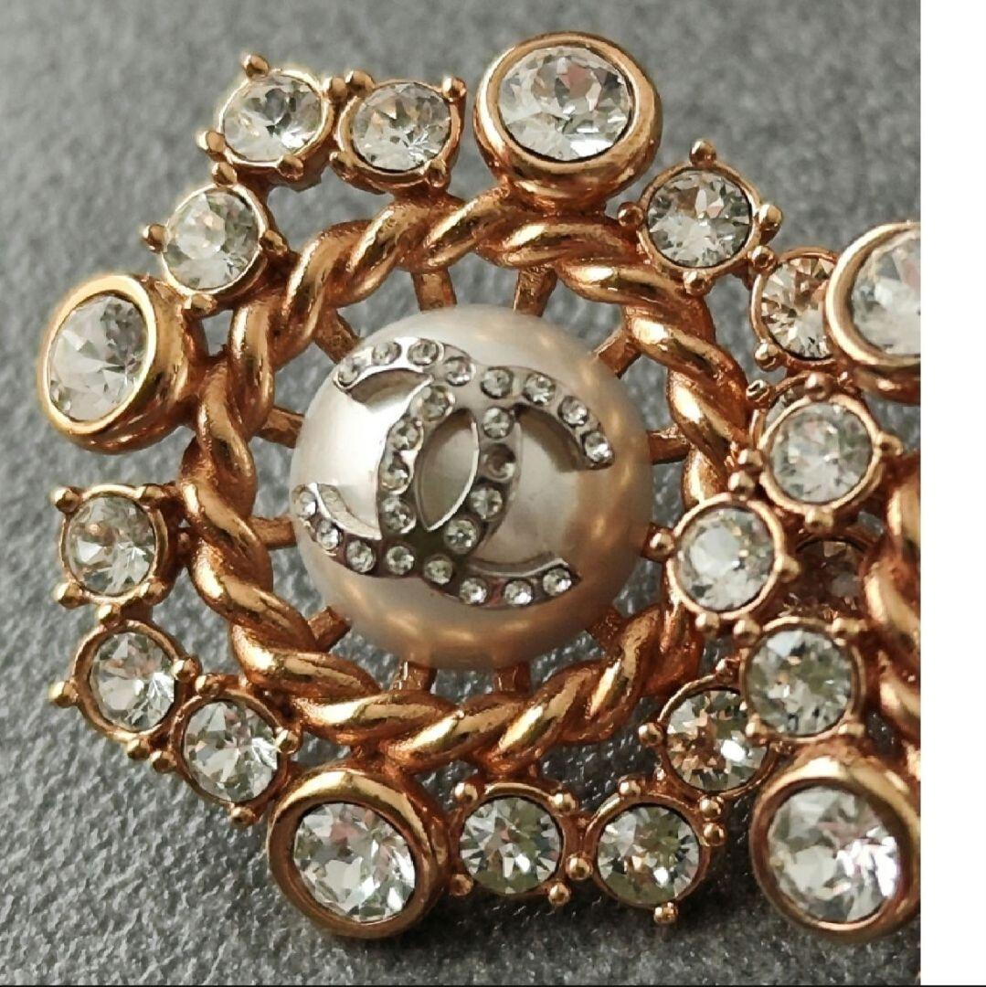 激レアシャネル CHANEL ピアス ココマーク パール　ラインストーン