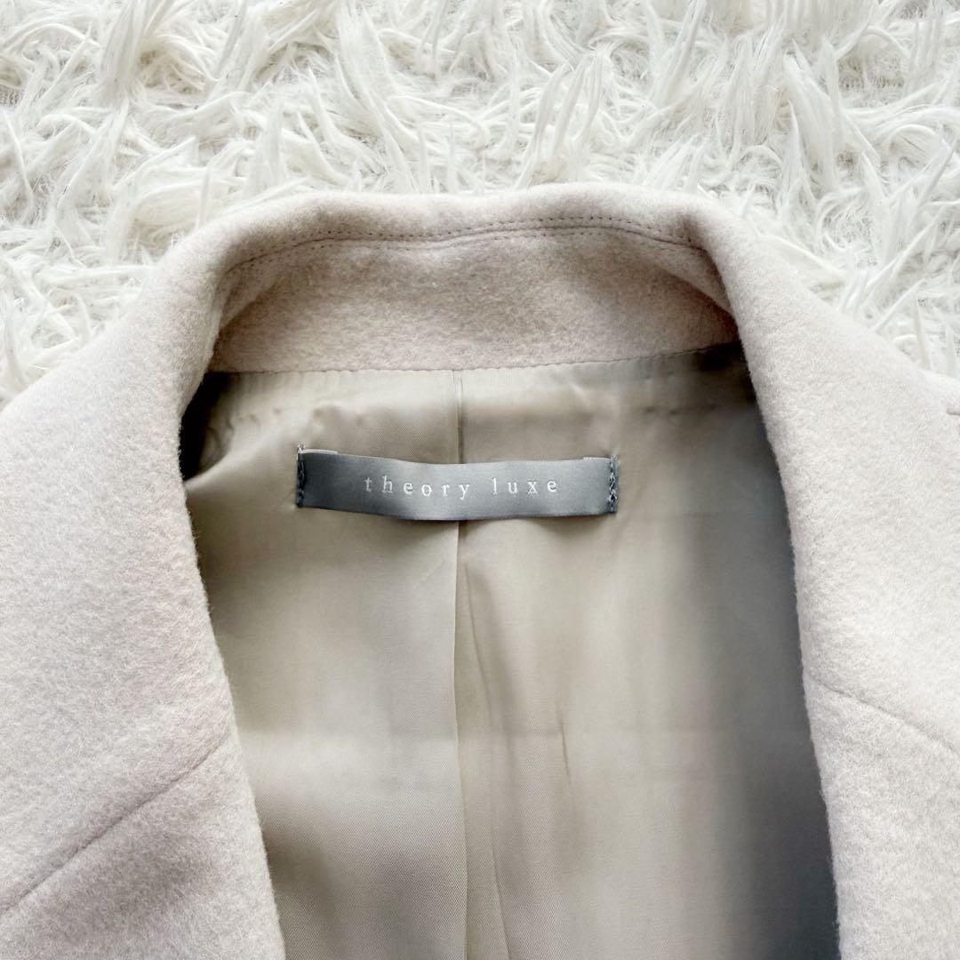 theory luxe セオリーリュクス チェスターコート ライトベージュ 40