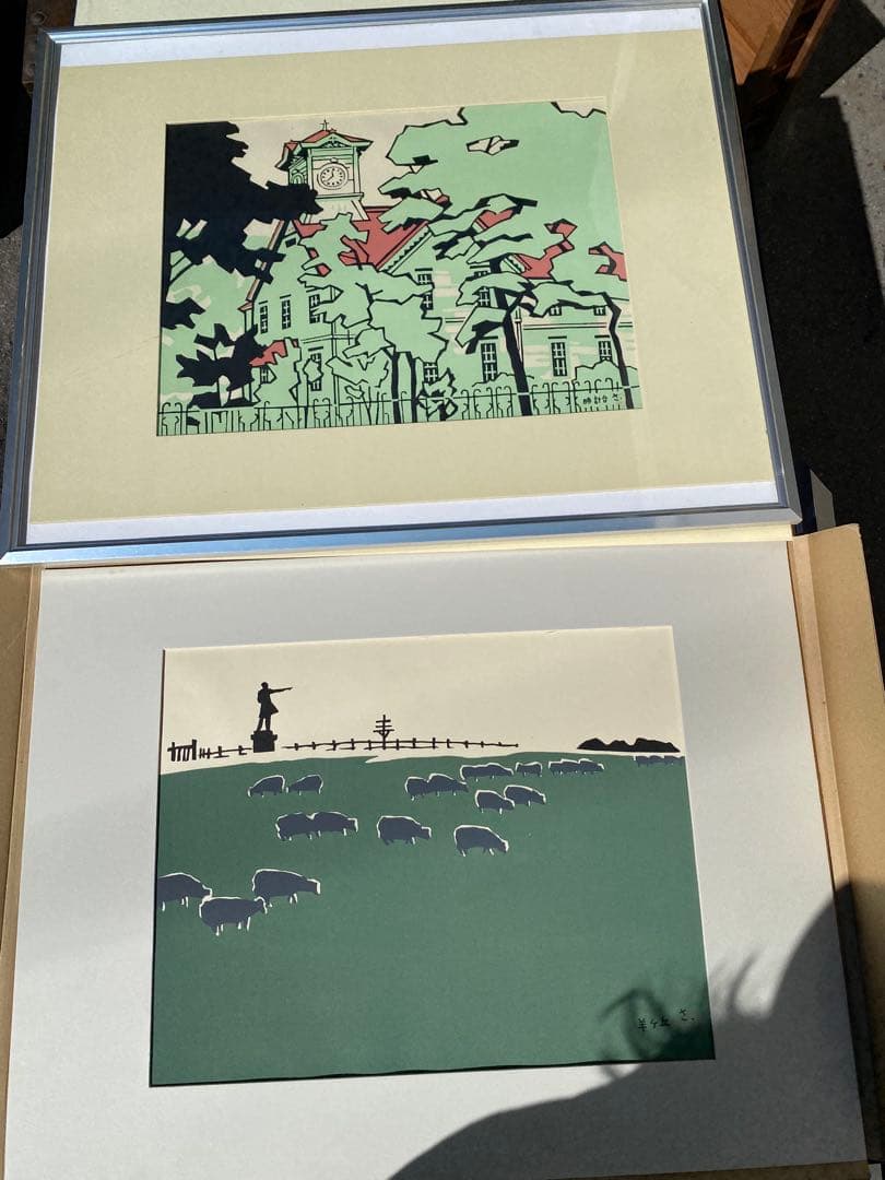 宮田三郎「札幌風景 木版画集」全4点セット 三越札幌店50周年記念 限定 木版画