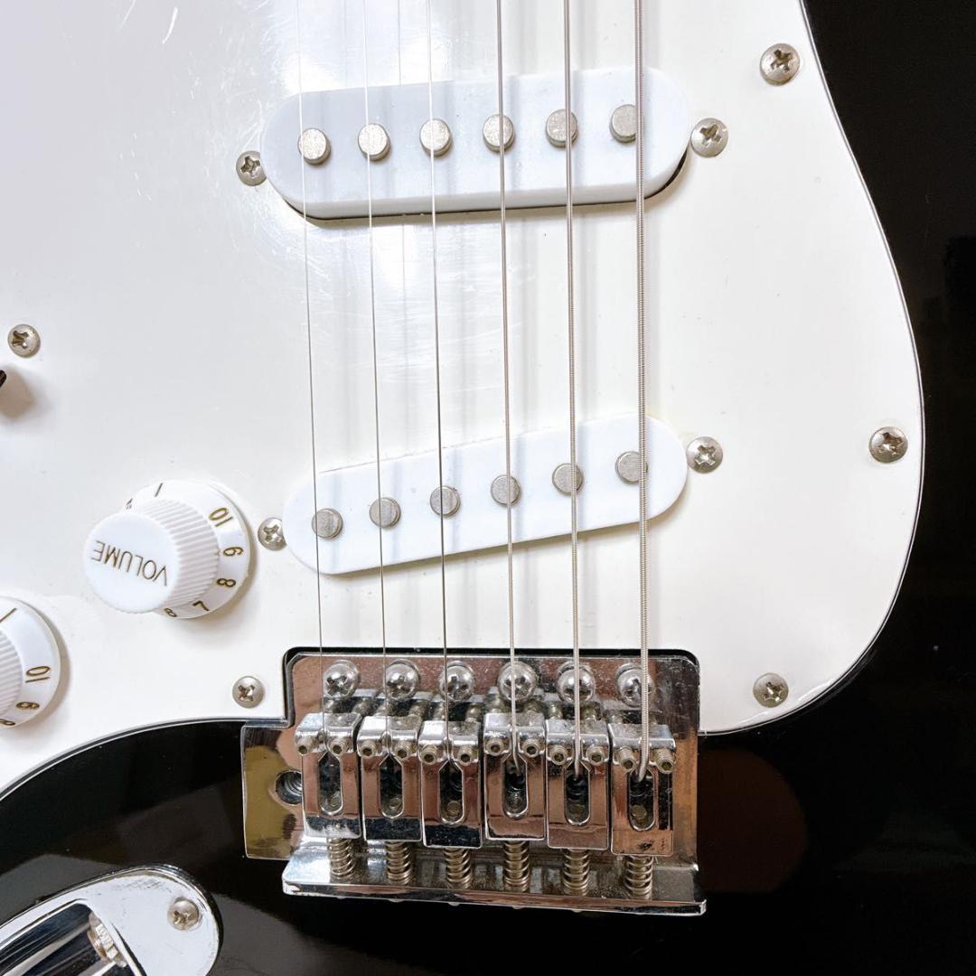 PLAYTECH エレキギター レフティ 左 ブラック