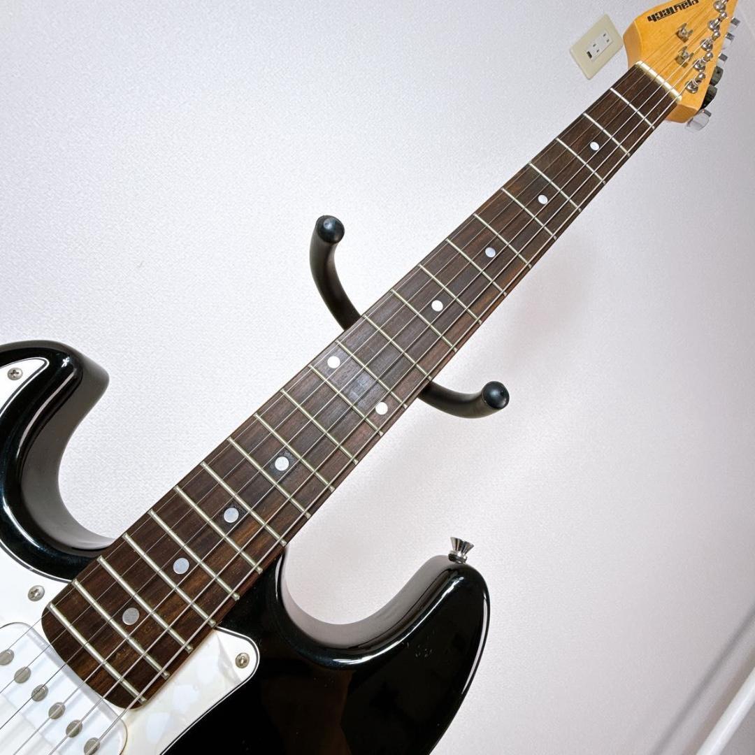 PLAYTECH エレキギター レフティ 左 ブラック