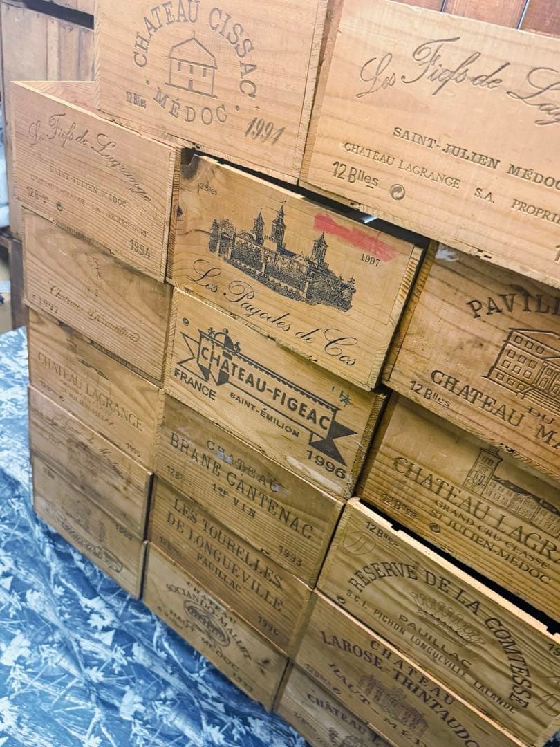 9/23限定値引‼️ワイン 木箱 ヴィンテージ アンテーク 19箱 1990年代