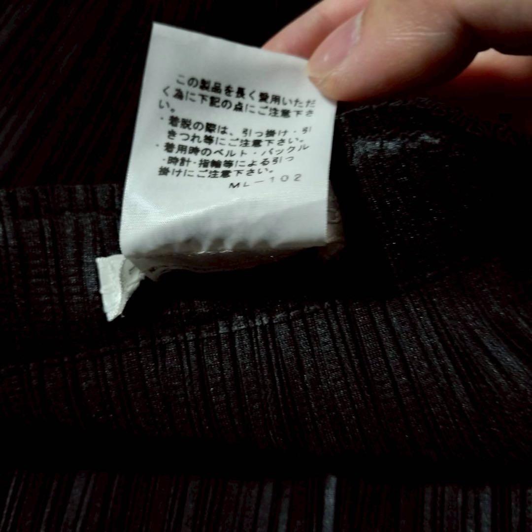 PLEATS PLEASE イッセイミヤケ ひざ丈スカート フリル 立体 フレア