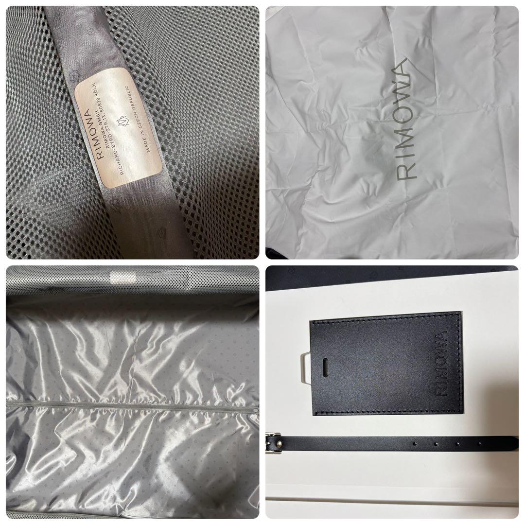 現行 リモワ エッセンシャルライト チェックインL 81L ネームタグ未使用