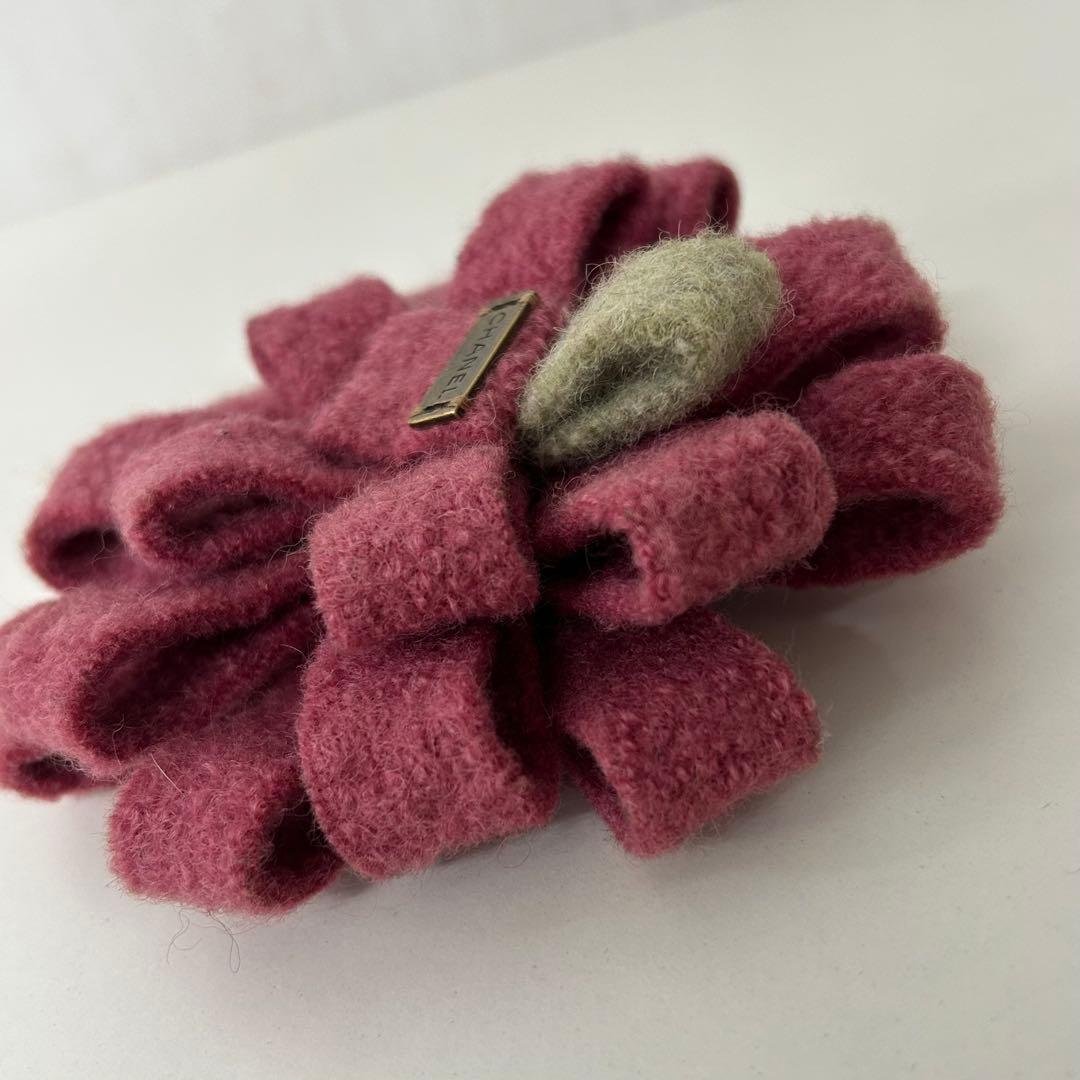 CHANEL シャネル ブローチ コサージュ フラワー ツイード