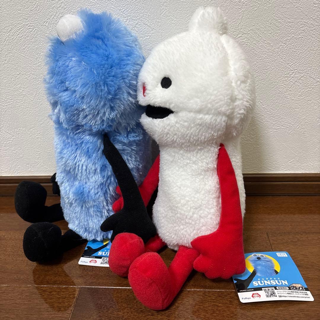 パペットスンスン おすわりBIGぬいぐるみ スンスン ノンノン 全2種セット