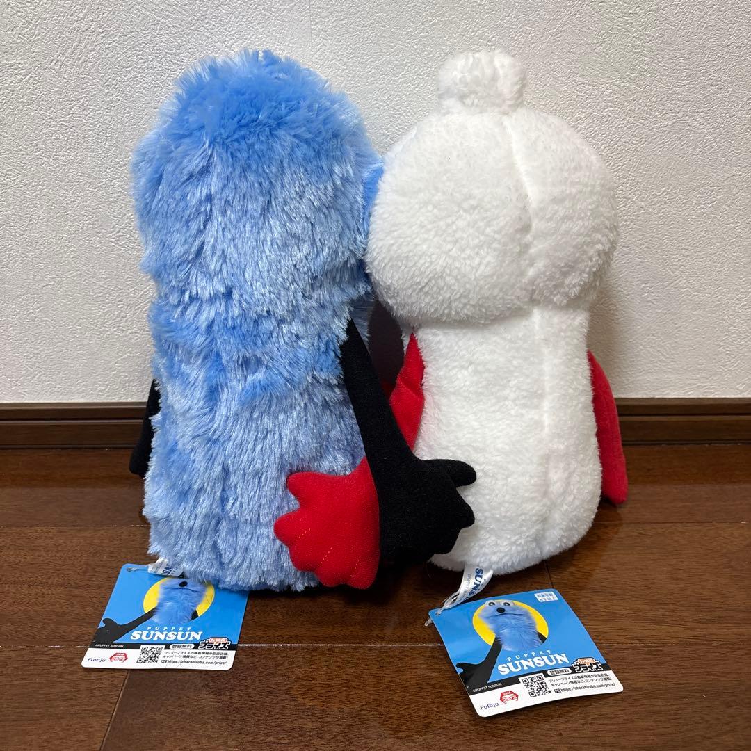 パペットスンスン おすわりBIGぬいぐるみ スンスン ノンノン 全2種セット