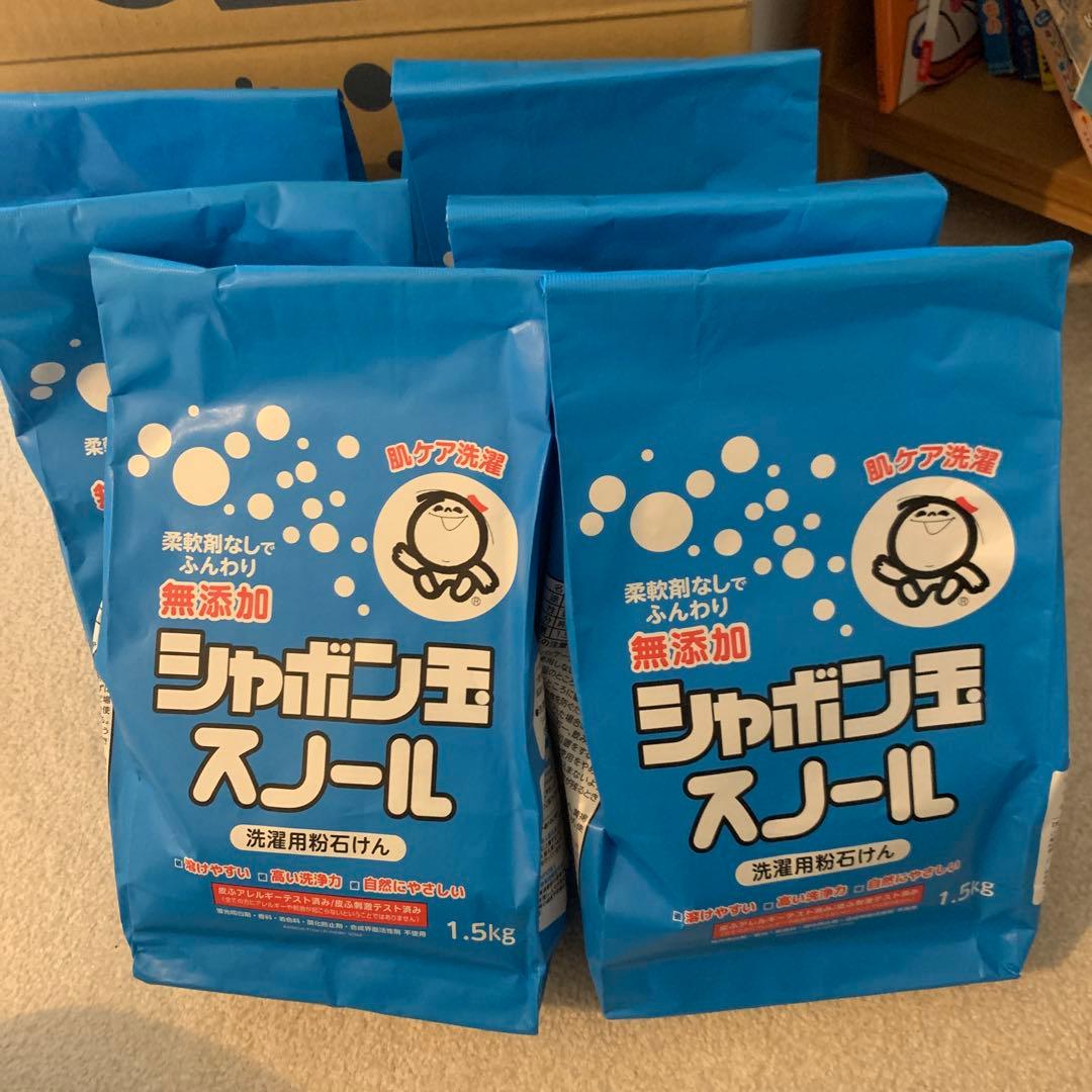シャボン玉スノール 1.5kg 6袋