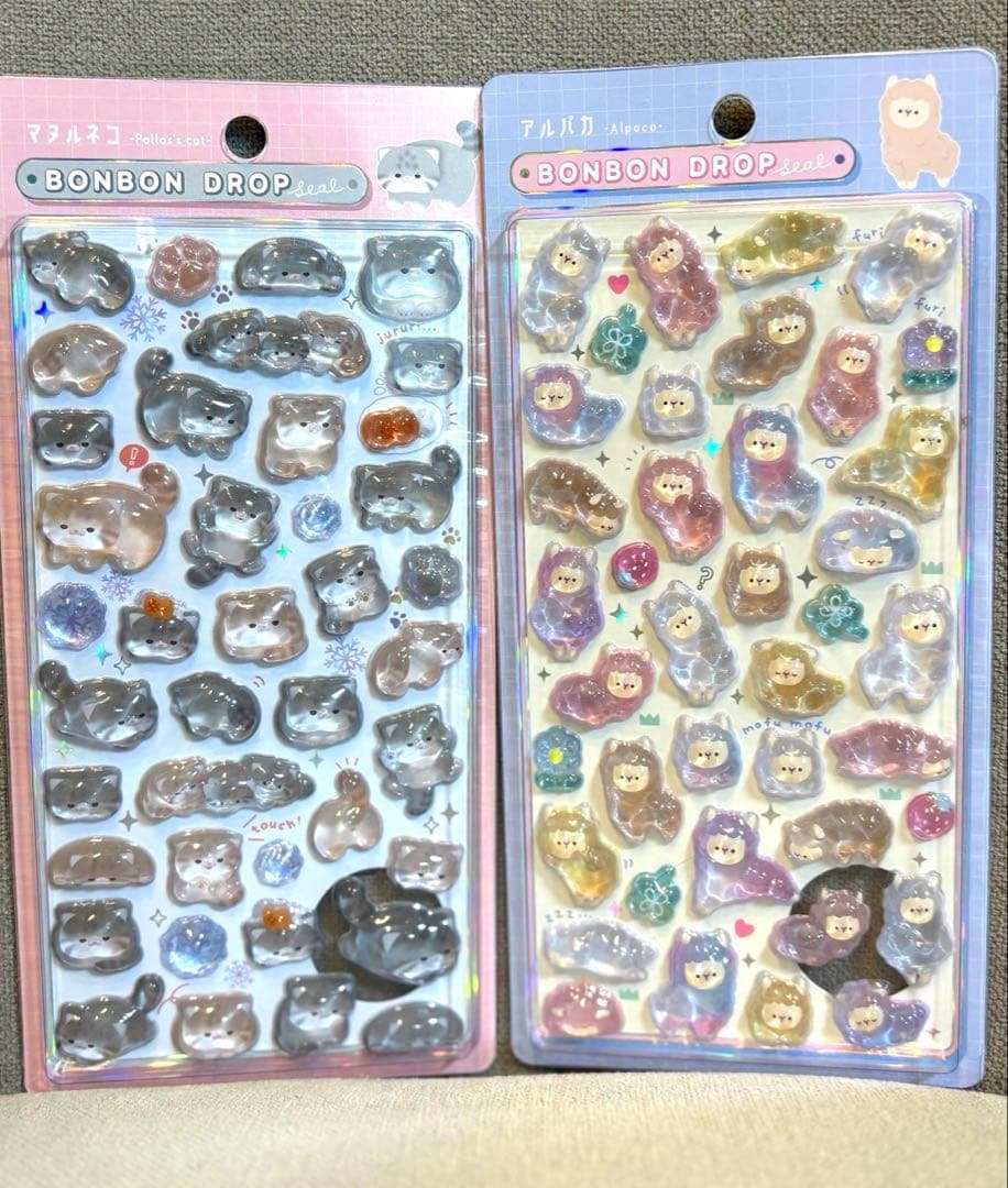 【正規品】ボンボンドロップシール アニマルシリーズ