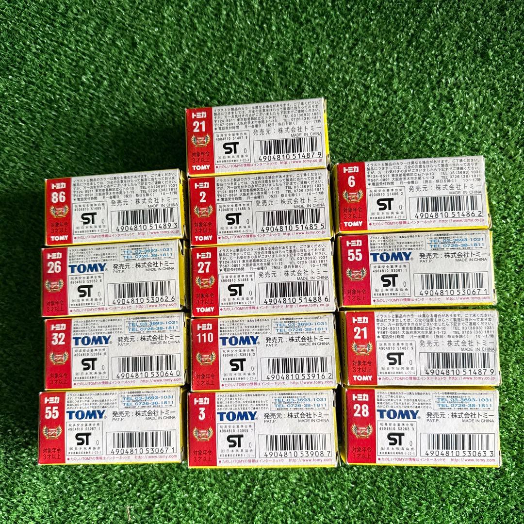 【A0276】未使用保管品 トミカ 黑箱 13台セット