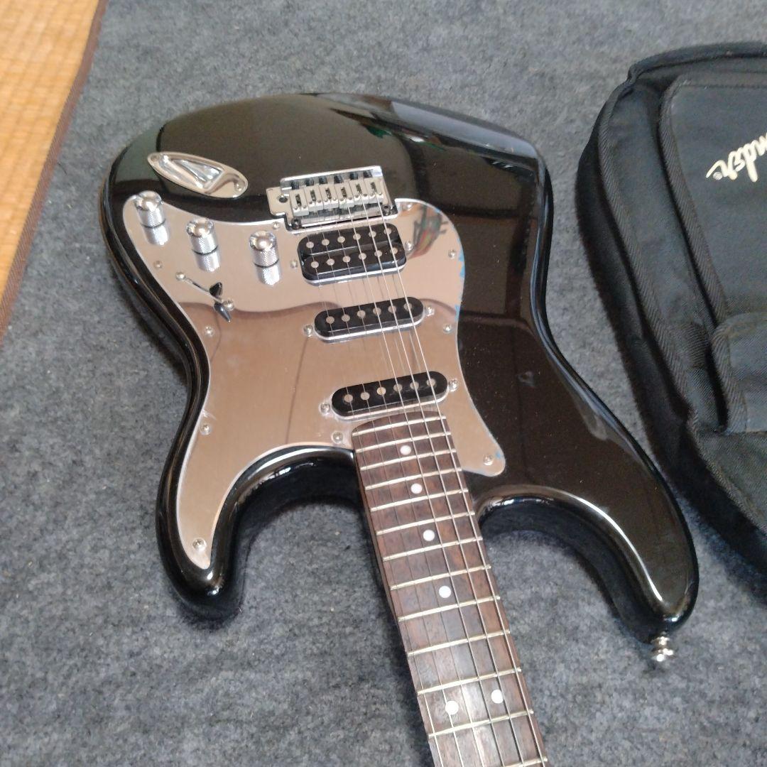 スクワイヤースタンダードストラトキャスター マッチングヘッドブラック