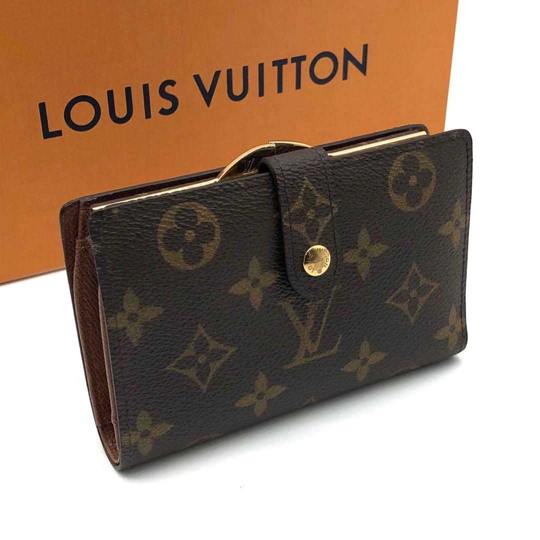 ルイヴィトン モノグラム がま口ポルトフォイユ ヴィエノワ コンパクト財布
