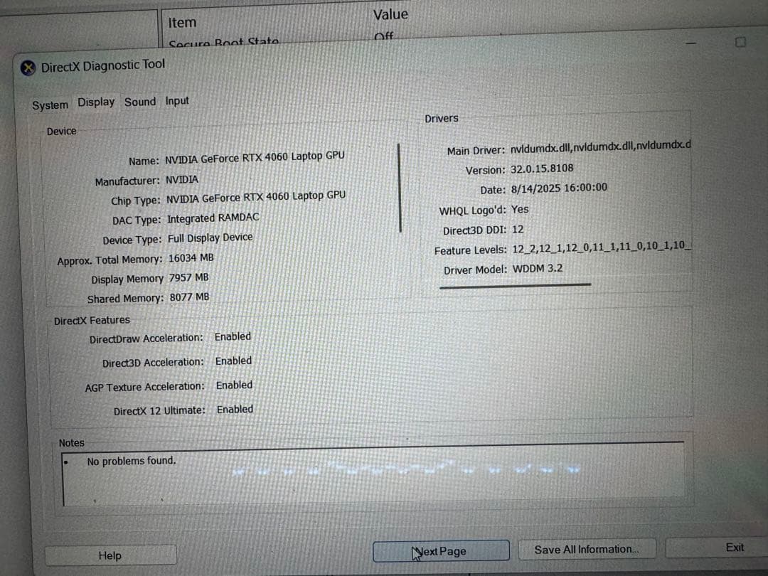 Windowsアクセサリー MSIRTX4060 Katana-15-B12VFK 15.6/Core i7