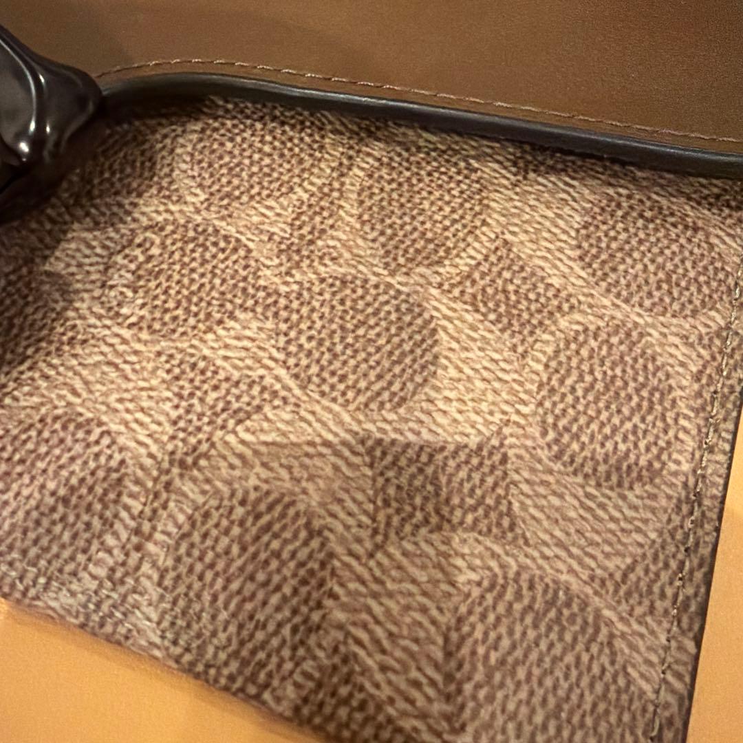 【最終値下げ】COACH ショルダーバッグ ブラウン イエロー