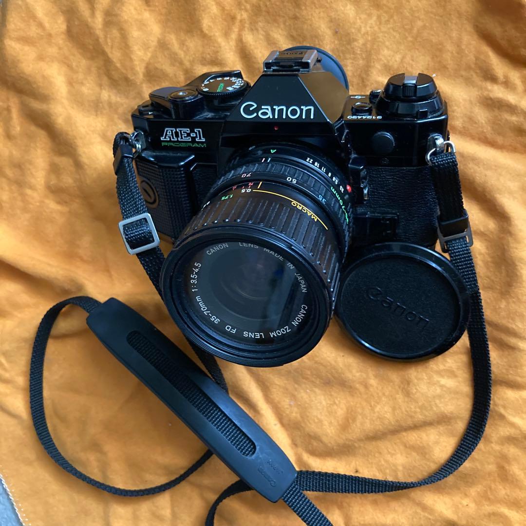 Canon AE-1 一眼レフカメラ 35-70mmレンズ付き