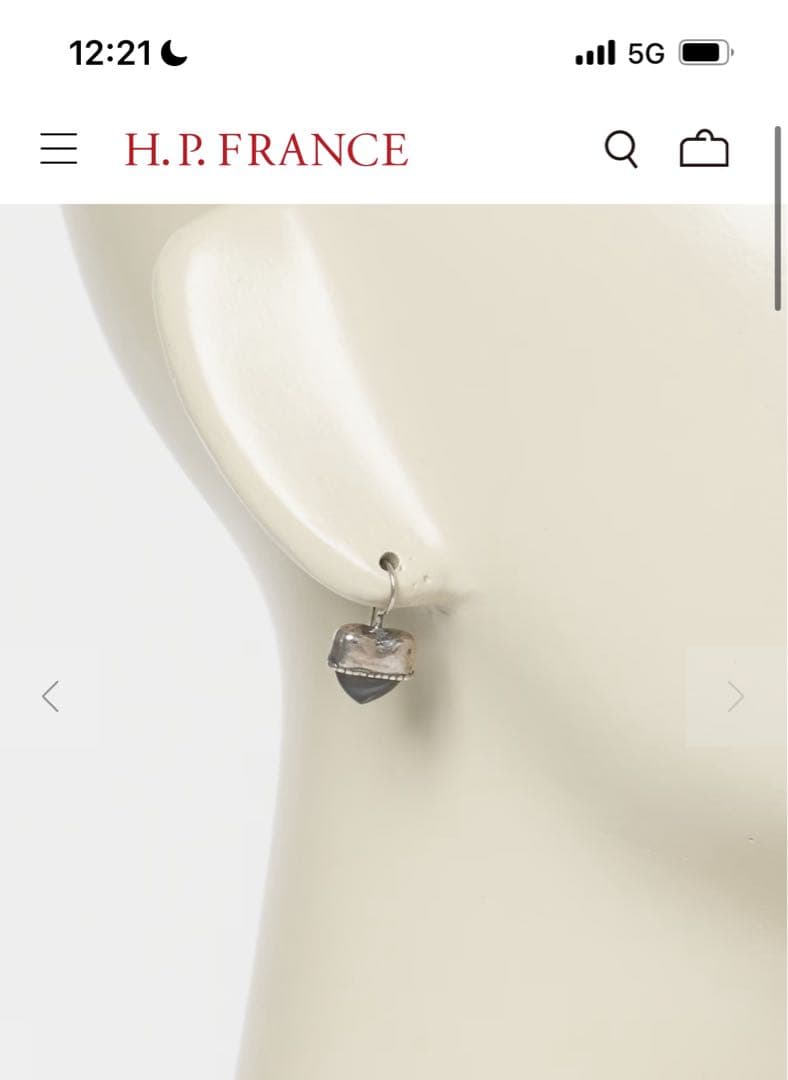 EYE LOVE YOU ピアス　ホワイト