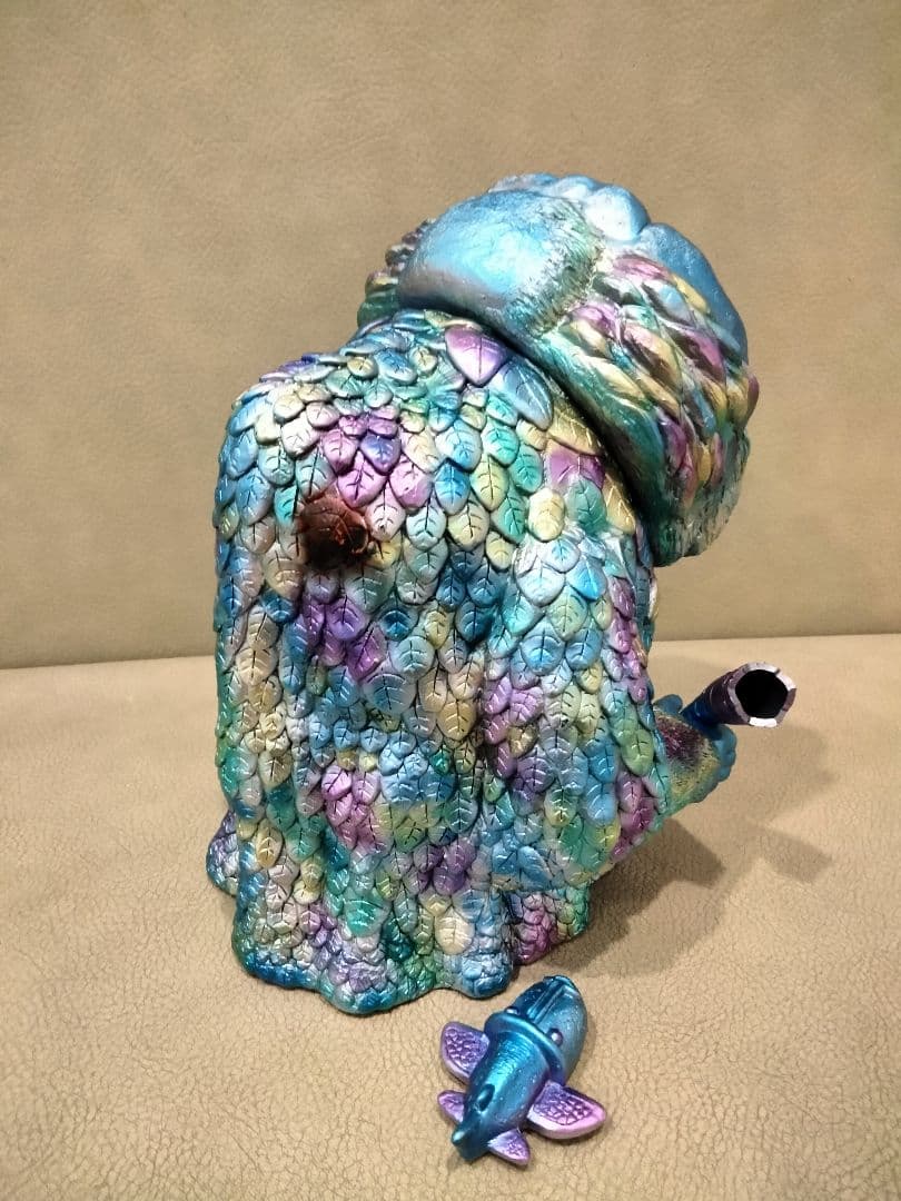 ソフビ　monstock 超未来人類ヒバンゴ　エトヤ製作堂　izumonster