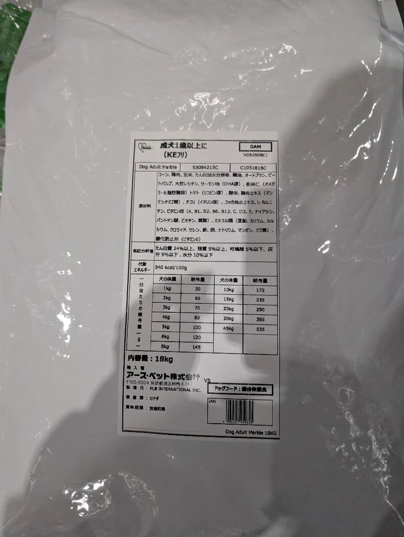 16日まで限定値下げドッグフード ドライフード 18kg