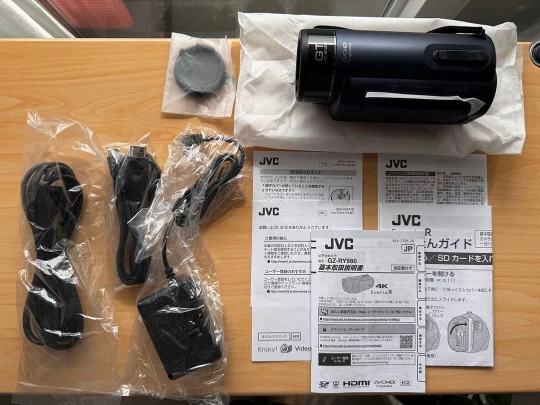 JVC 4K ビデオカメラ 本体GZ-RY980-A