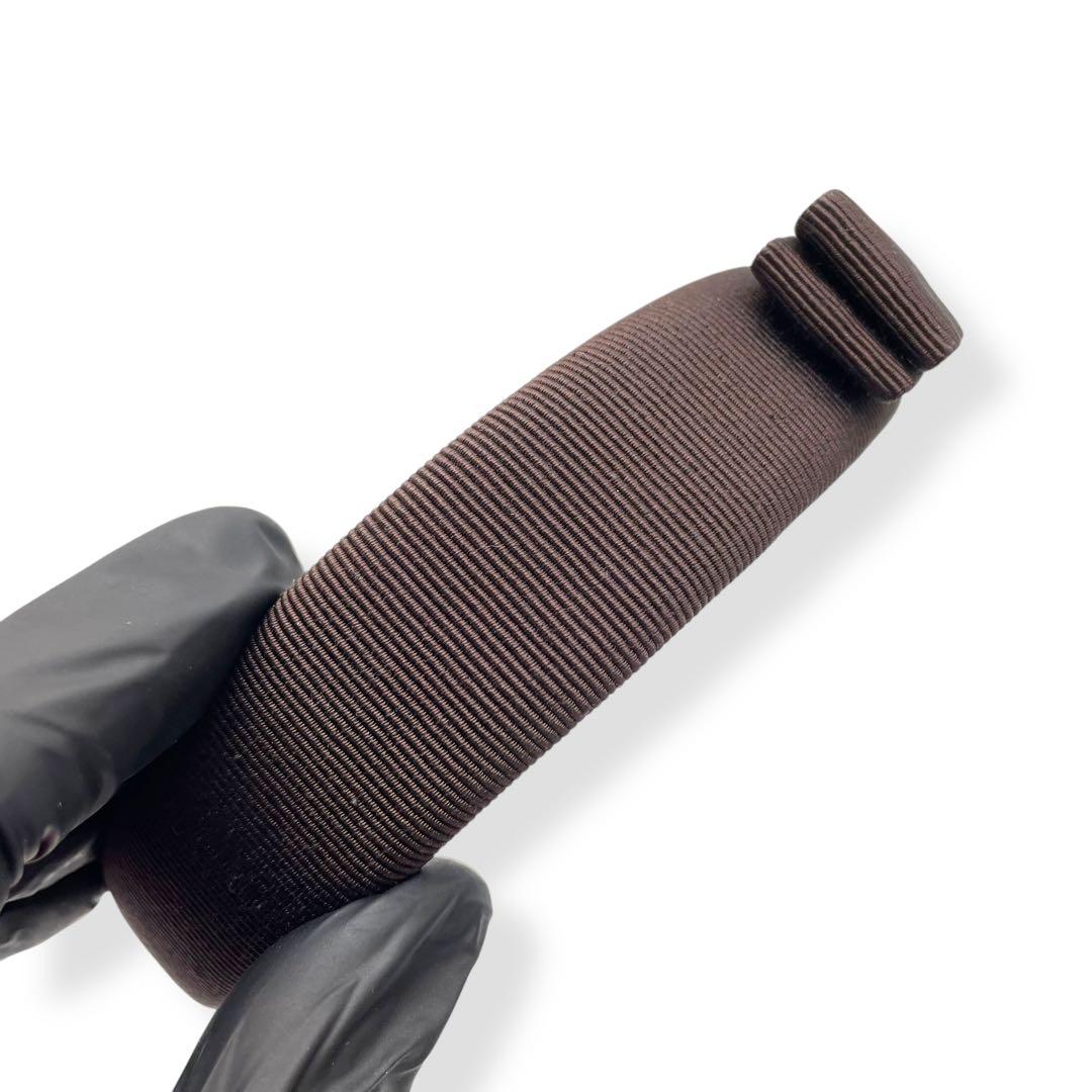 極美品 サルヴァトーレフェラガモ Ferragamo ヴァラ カチューシャ　茶