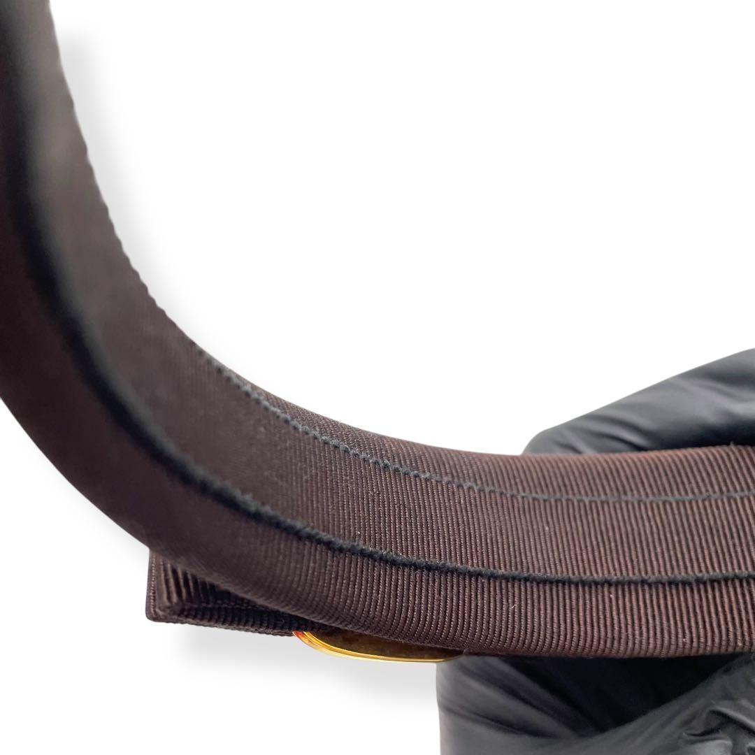 極美品 サルヴァトーレフェラガモ Ferragamo ヴァラ カチューシャ　茶