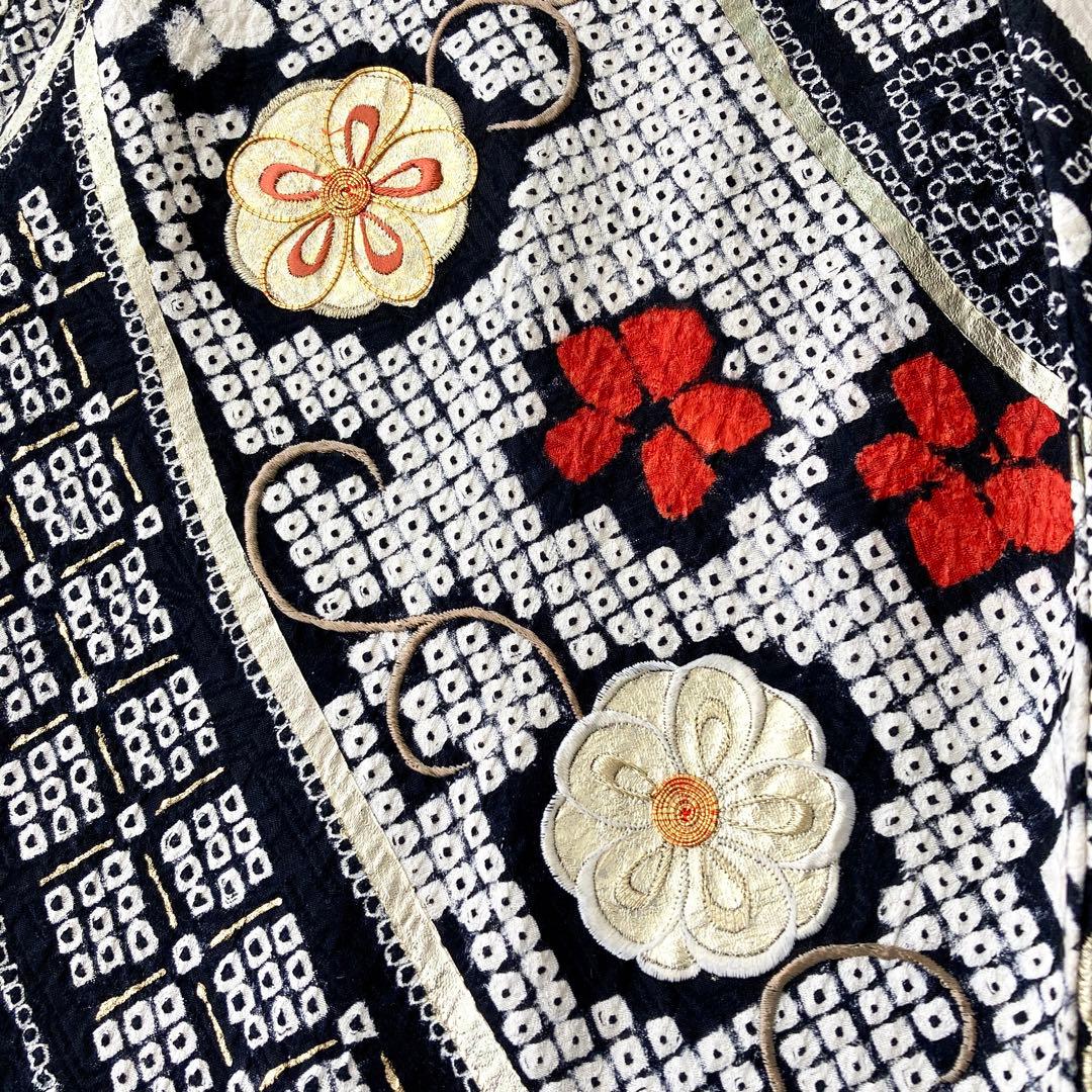 ™️ 振袖5点セット‼️フルセット　絞り　お振袖セット‼️NO59