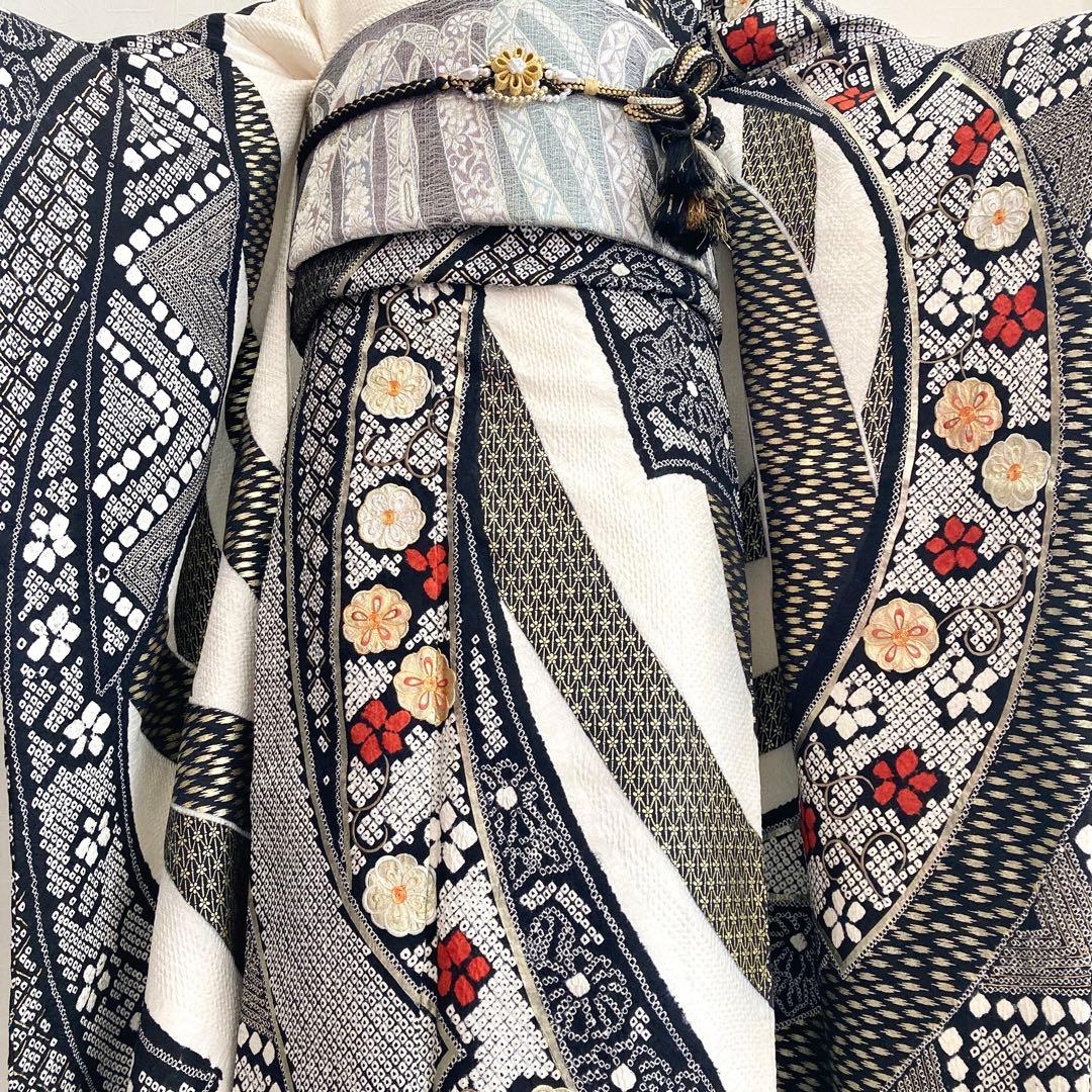 ™️ 振袖5点セット‼️フルセット　絞り　お振袖セット‼️NO59