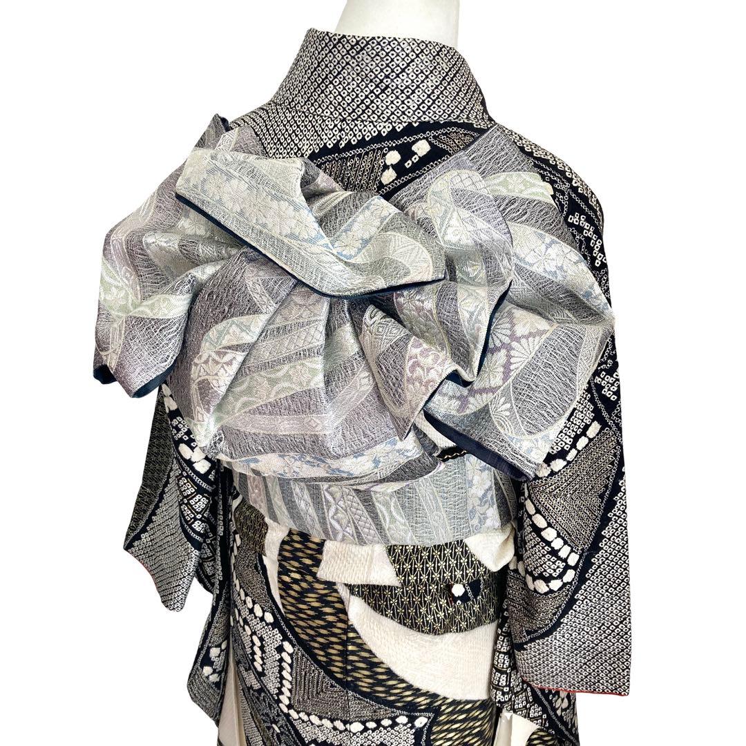 ™️ 振袖5点セット‼️フルセット　絞り　お振袖セット‼️NO59