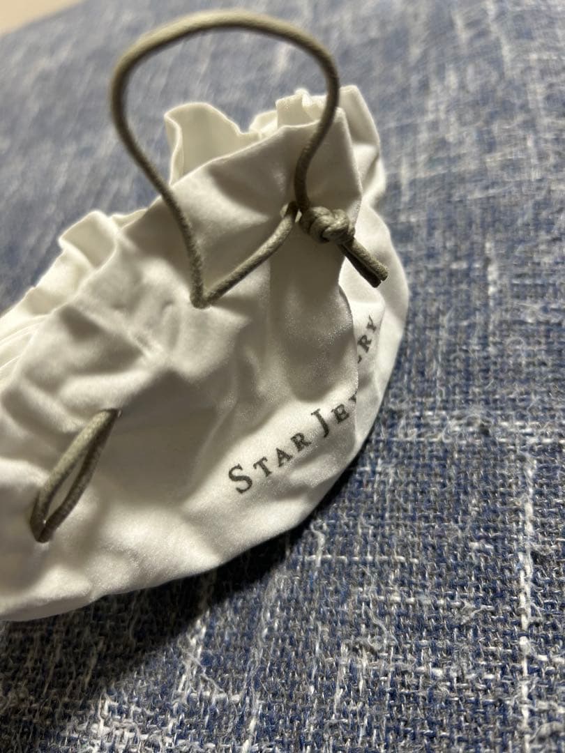 STAR JEWELRY k10 ピアス(ダイヤモンド・ブルートパーズ)