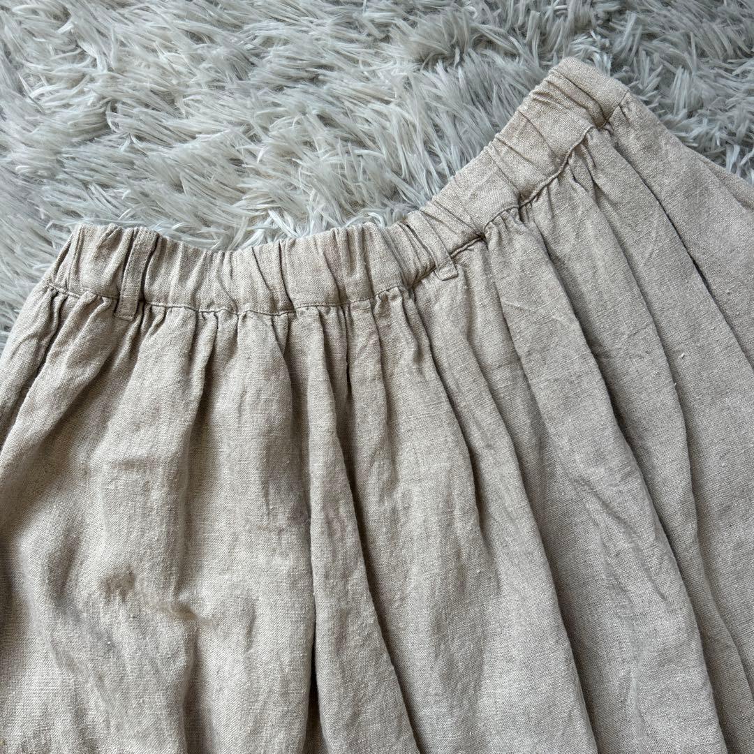 【美品】ICHI Antiqtuites 琴平炊きリネンサルエルパンツ