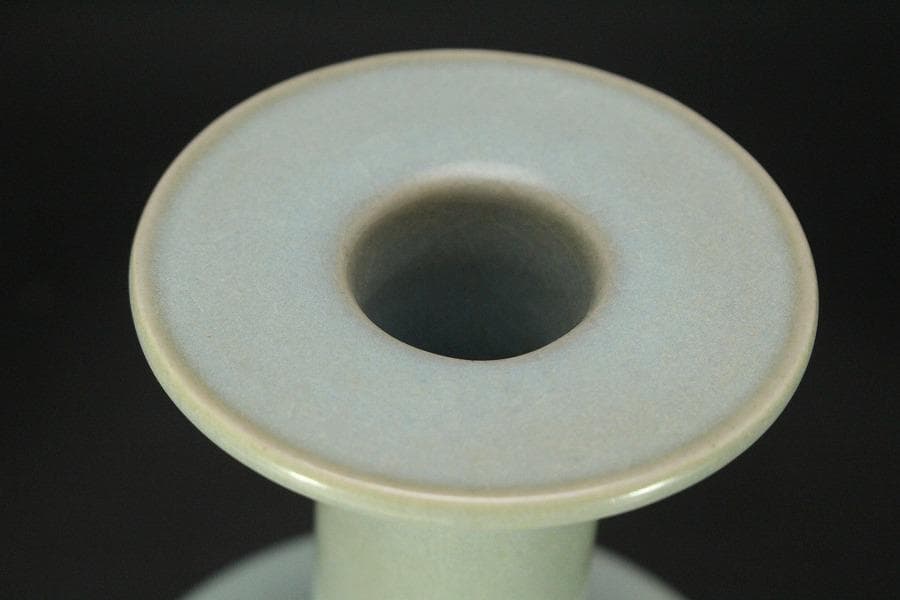 中国美術 青釉 瓶(HA517)