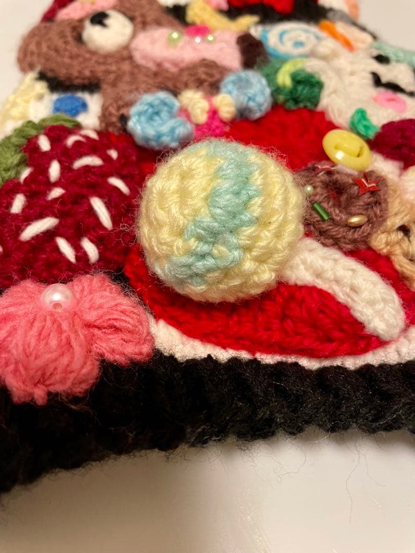 犬服　手編みセーター