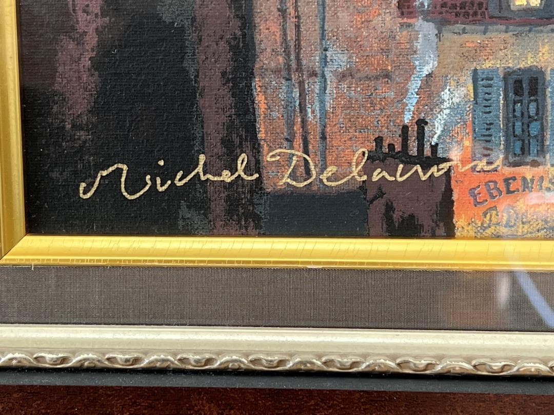 ミッシェル・ドラクロワ真作　「サンジャック通り」　2005年　シルクスクリーン
