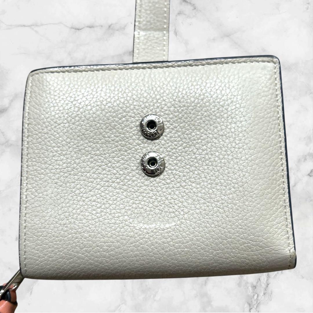 箱付き✨️LOEWE　ロエベ　アナグラム　バーティカル　コンパクトウォレット