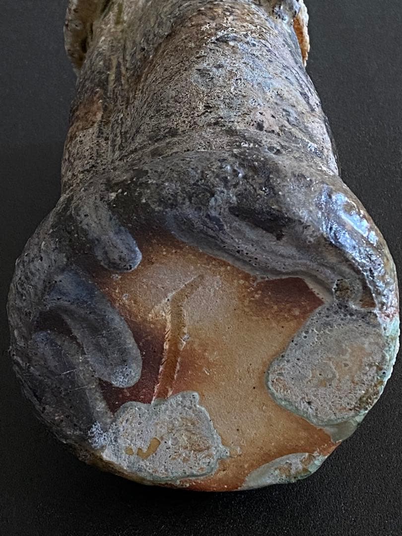 信楽焼　花瓶　花器　花入　井村侊生　　#3413