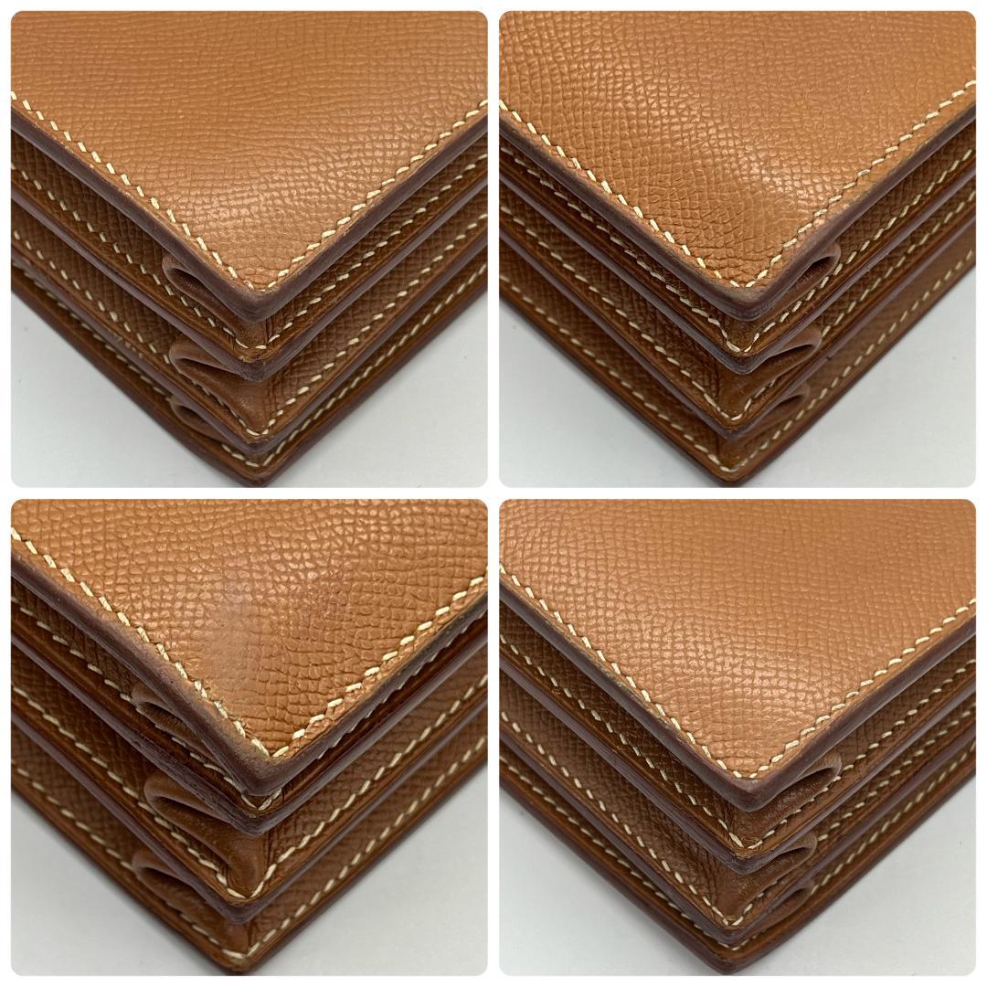 エルメス サックアデペッシュ38 ゴールド クシュベル ブラウン ビジネス 茶