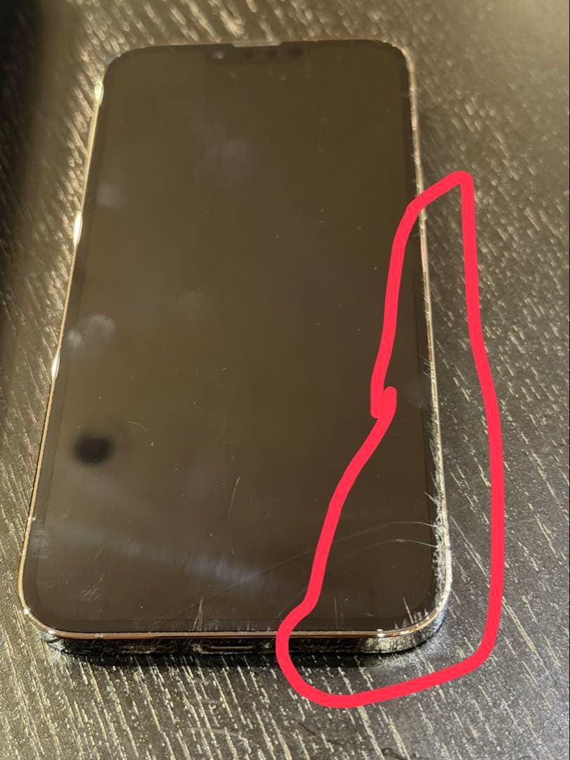 iPhone 13 Pro Max 本体 充電ケーブル付き 画面端　ヒビあり