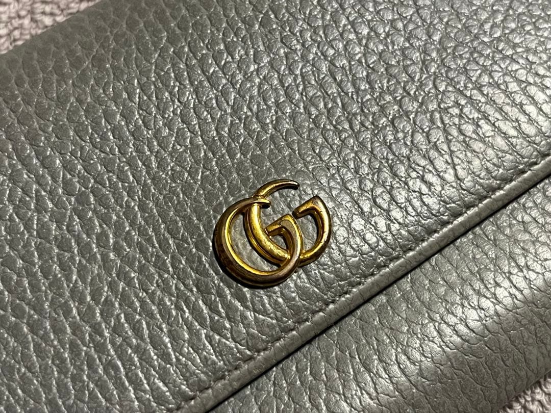 GUCCI（グッチ）財布　ダブルGロゴ（GG）　グレー