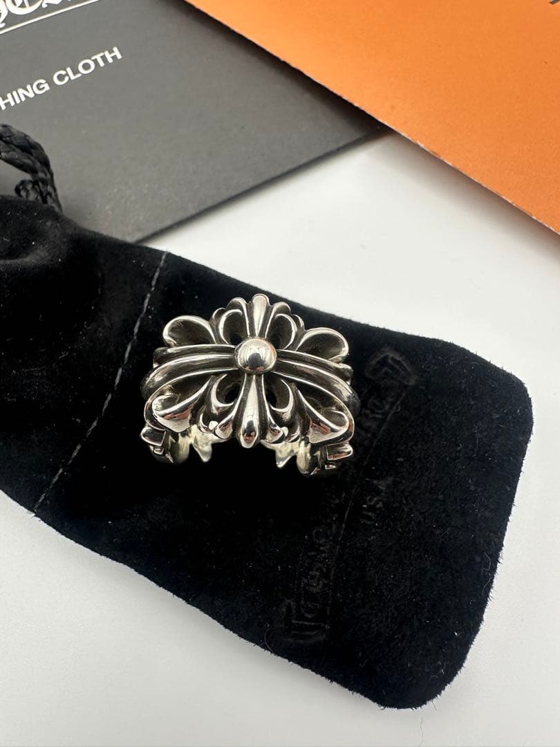 クロムハーツ　ダブルフローラルリング　未使用品　正規店購入